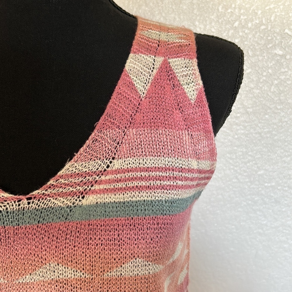 Aztec Print Knit Tank - Picture 2 of 6